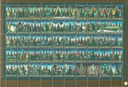 Denmark; Christmas Seals.  Full Sheet 1986;  MNH (**) - Feuilles Complètes Et Multiples