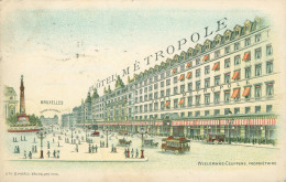 BRUXELLES-HOTEL METROPOLE-PLACE DE BROUCKERE-WIELEMANS-CEUPPENS-GARE DU NORD - Cafés, Hotels, Restaurants