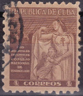 Cuba (Bienfaisance) YT B8 Mi Z8 Année 1943 (Used °) Enfant - Tuberculose - Wohlfahrtsmarken