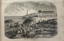 1856 BIARRITZ - VILLA EUGENIE - LA NOUVELLE RESIDENCE IMPERIALE - L'ILLUSTRATION - 1850 - 1899