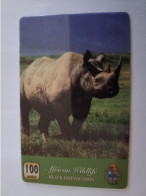 GREAT BRETAGNE/ PREPAID/ 100 UNITS / UNIVERSAL CARDS / AFRICAN WILDLIFE/ BLACK RHINOCEROS       /  **15734 ** - BT Emissioni Straniere