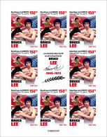 Djibouti 2023, Cinema, Bruce Lee, 8val In BF IMPERFORATED - Acteurs