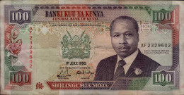 BILLET   100  Shillings  KENYA  1990  TB - Kenia