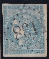 France N°45Cb - Outremer - Oblitéré - Léger Pelurage Sinon TB - 1870 Emissione Di Bordeaux