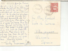 NORUEGA A VILAJOYOSA ALICANTE CC MAT FAUSKE  TARJETA POSTAL - Lettres & Documents