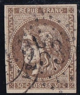 France N°47 - Oblitéré - TB - 1870 Bordeaux Printing