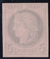 France N°53 - Essai Gris Sur Rose - TB - 1871-1875 Cérès