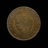 ASSEZ RARE - France, Cérès, 2 Centimes, 1894, A - Paris, Bronze, TTB (EF), KM#827.1, G.105, F.109/20 - 2 Centimes