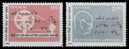 Indien 1992 - Mi-Nr. 1360-1361 ** - MNH - "Verlasst Indien" - Unused Stamps