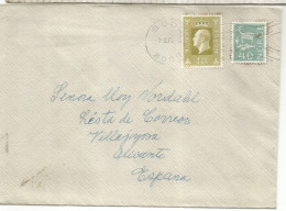 NORUEGA A VILAJOYOSA ALICANTE CC MAT BODO 1975 - Storia Postale