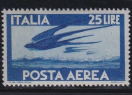 Italy   .  Y&T   .     PA  118    .   *       .   Mint-hinged - Poste Aérienne