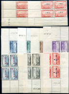 Algérie           PA  1/8 **  Blocs De 4 Avec Coins Datés - Airmail