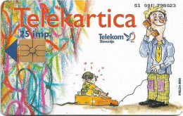 Slovenia - Telekom Slovenije - Fonton, Splošne Informacije, Gem1A Symm. Black, 01.1998, 25Units, 10.000ex, Used - Slowenien