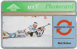 UK - BT - L&G - BTO-052 - Sports Series #7, Mark Kirchner - 308G - 1993, 5U, 5.000ex, Mint - BT Edición Extranjera