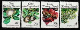 COCOS ISLAND - N°203/6 ** (1989)  Flore - Cocos (Keeling) Islands