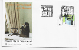 3828 FDC Andorra La Vella 1996, Diada Internacional Dels  Museus - Covers & Documents