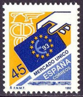 España. Spain. 1992. Mercado Unico Europeo - Europese Instellingen