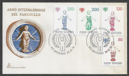 VATICAN FDC COVER - 1979 International Year Of The Child (FDC79#01) - Briefe U. Dokumente