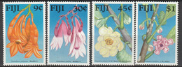 FIDJI - N°591/4 ** (1988) Fleurs - Fidji (1970-...)