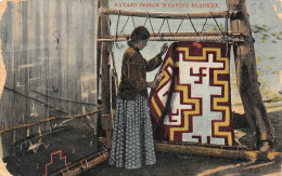 U S A      Arizona  State     Navajo Indian Weaving  Blancket          (voir Scan) - Altri & Non Classificati