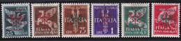 Italy_    .  Y&T   .     6 Stamps       .   O       .    Cancelled - Afgestempeld