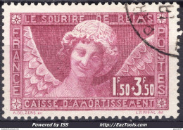 FRANCE CAISSE D'AMORTISSEMENT SOURIRE DE REIMS N° 256 AVEC OBLITERATION - Used Stamps