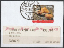 Portugal, 2019 - Doces Tradicionais, N20g. -|- Postmark - Albergaria-A-Velha / Mundifil, 5090 - Autocollant Sur Fragment - Gebruikt