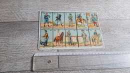 Ancienne Planche De Loto Militaire Autriche Hongrie Bosnie Militaria Jeu Ancien - Andere & Zonder Classificatie