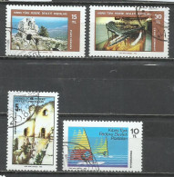 939-SERIE COMPLETA CHIPRE TURCO, TURQUIA 1982 Nº 103/106 - Usati