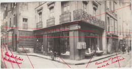 7147 Photo Photographie 9,5x19 Bonneterie Lingerie Au FOUILLIS ALBI - Angle Rue Du Palais Rue De L'hotel De Ville Gillet - Plaatsen