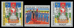 Zentralafrikanische Rep. 1989 - Mi-Nr. 1388-1390 ** - MNH - Basketball - Centrafricaine (République)