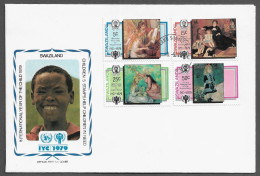 SWAZILAND FDC COVER - 1979 International Year Of The Child - Paintings By Auguste Renoir (FDC79#02) - Swaziland (1968-...)