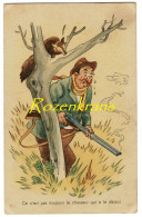 Illustrator Illustrateur Humor Humour CPA Chasse Hunting Homme Brédouille Renard Caché Et Futé Chasseur Jacht Jager Hunt - Zeitgenössisch (ab 1950)