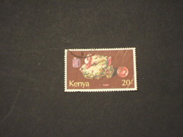 KENYA - 1977 MINERALE/RUBY 20 Sh. - TIMBRATO/USED - Kenya (1963-...)