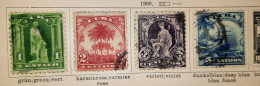 Kuba  - 4 Marken Von 1900  Gem. Scan - Cuba (1874-1898)