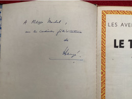 HERGÉ Dédicace Manuscrite - Livres Dédicacés