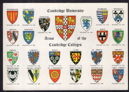 England - Cambridge University - Arms Of The Cambridge Colleges - Caja 1 - Cambridge