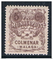 LOTE 2112 B   ///  (C125) GUERRA CIVIL   COLMENAR - MALAGA  Fesofi 3 **MNH - Nationalistische Ausgaben