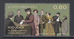 2019 Luxembourg Women Voting Democracy  Complete Set Of 1 MNH @ BELOW FACE VALUE - Ungebraucht