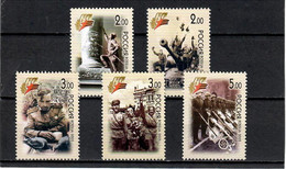 Russia & USSR  2005 . Victory In WW II. 5v: 2, 2, 3, 3, 5. Michel # 1248-52 - Ungebraucht