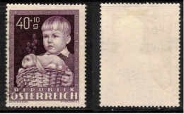 KINDHEIT KINDER CHILDREN ENFANTS  AUSTRIA ÖSTERREICH AUTRICHE 1949  MI 929 SC B260 YV 765 RABBIT LAPIN - Marionetten