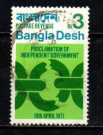 BANGLADESH - 1971 - Proclamazione Dell'Indipendenza - USATO - Bangladesch