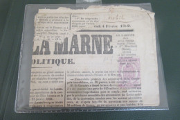 FRANCE  N+ 7 SUR JOURNAL  COMPLET   LA MARNE - Periódicos