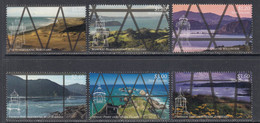 2019 New Zealand Lighthouse Perspectives Lighthouses Phares Complete Set Of 6 MNH @ BELOW FACE VALUE - Nuevos