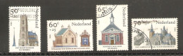 Netherlands - NVPH 1324-1327   Architecture - Gebraucht