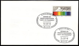 GERMANY(1987) Color Scale. Graph. Unaddressed FDC With Cachet And Thematic Cancel.  Scott No 1501, Yvert No 1145. - 1981-1990