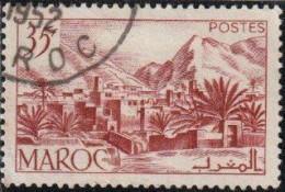 Maroc 1950 Yv. N°292 - Vallée Du Todra - Oblitéré - Used Stamps