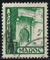 Maroc 1949 Yv. N°282 - 5F Vert-jaune Fontaine Nedjarine à Fès - Oblitéré - Gebraucht