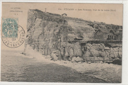 122 DEPT 76 : édit. L J N° 84 : Fécamp Les Falaises Vue De La Jetée Nord - Fécamp