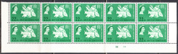 British Honduras 1963, Mint No Hinge, Bottom Of Sheet Block Of 10, Sc# 179, SG - Britisch-Honduras (...-1970)